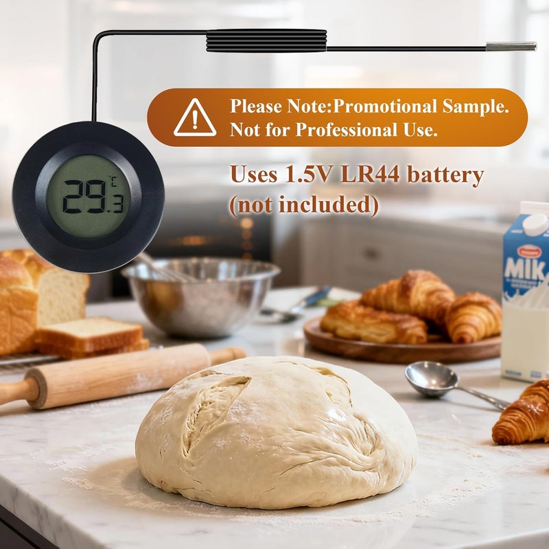 Everkeen Sourdough Starter Warmer，Precise Control of Every 1°F (70-120°F)，24-Hour Timer Intelligent Memory Heating Function Sourdough Starter Heater for Home Baking with Thermometer - Image 2